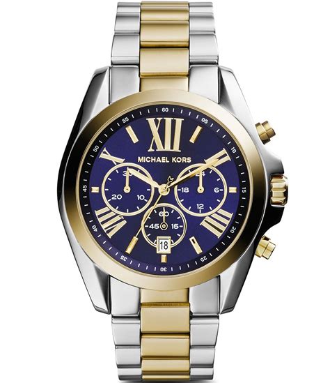 michael kors watch 2 tone|michael kors runway chronograph watch.